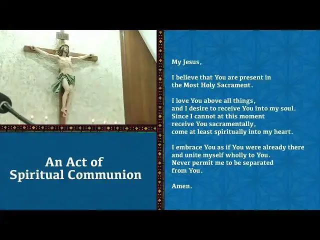 Video thumbnail for Holy Mass from St Edward the Confessor in Tallulah 06-23-2024