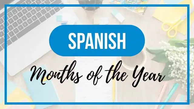 Video thumbnail for Spell and Pronounce Months of the Year in Spanish