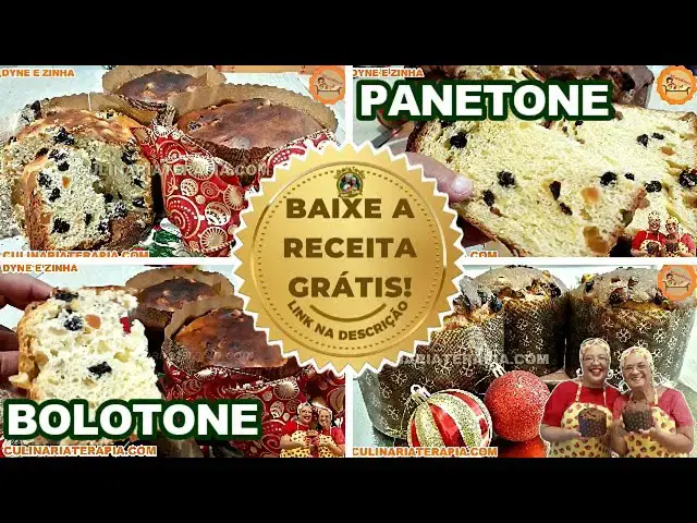 Video thumbnail for BOLO PANETONE COM LEITE CONDENSADO E PANETONE FOFINHO PARA A CEIA DE NATAL