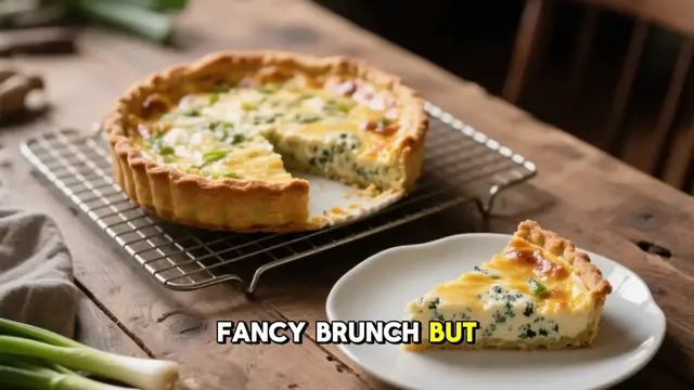 'Video thumbnail for Leek and Stilton quiche'