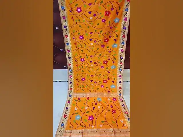 Video thumbnail for Allover work paithani saree#paithani #alloverdesign