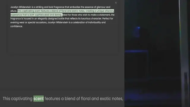 Video thumbnail for allure. This captivating scent features a blend of floral and exotic notes, creating a unique olfactory experience that is both sophisticated and daring. Ideal for those who wish to make a statement, the fragrance is housed in an elegantl