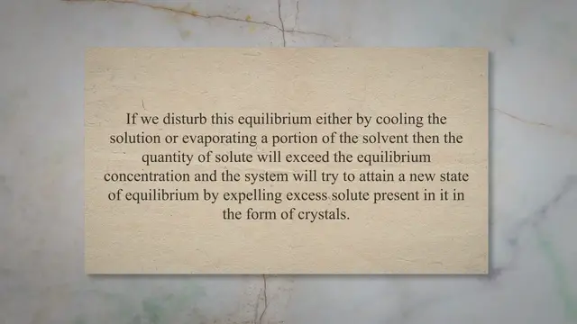 Video thumbnail for Supersaturation Crystallization | Methods of Supersaturation