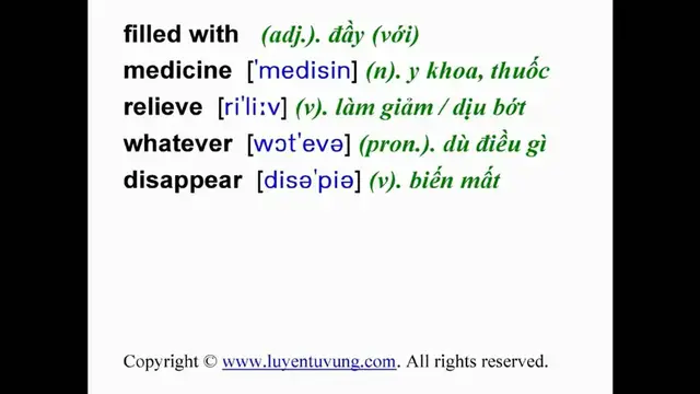 Video thumbnail for Learn English Vocabulary - Grade 7 - Unit 11 - Lesson 03
