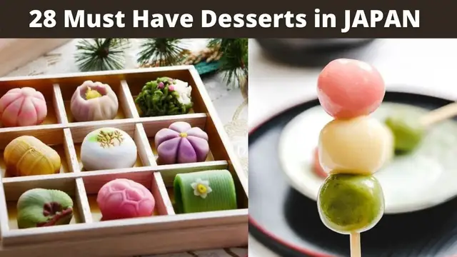 Video thumbnail for 28 Must have Desserts in Japan | Wagashi, Fruit Sandwich, Cafe Latte Art, Animal Doughnut and more