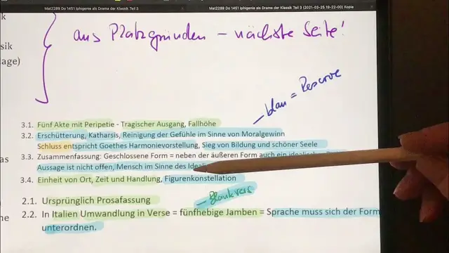 Video thumbnail for Was macht „Iphigenie auf Tauris“ zu einem Werk der Klassik (Tipp: Wie man keine Punkte verschenkt!)
