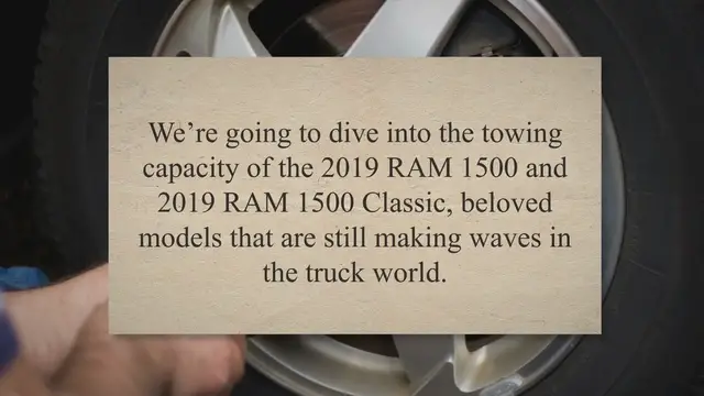Video thumbnail for 2019 RAM 1500 vs. RAM 1500 Classic Towing Capacity (with Charts)