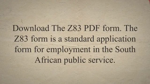 Video thumbnail for Latest Z83 form 2023