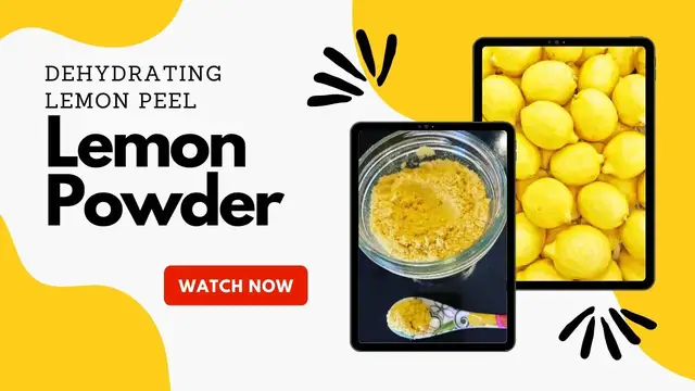 Video thumbnail for Dehydrating Lemon Peels // Lemon Powder // Jeni Gough