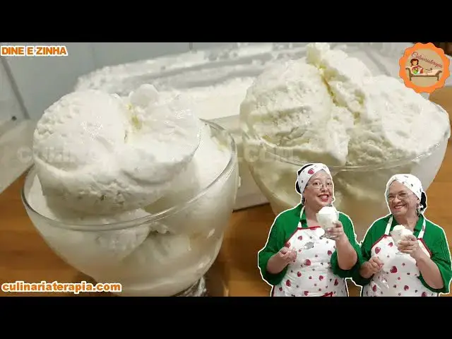 Video thumbnail for Sorvete Caseiro de Coco Natural, Uma Sobremesa Fácil que Rende 4 Litros!
