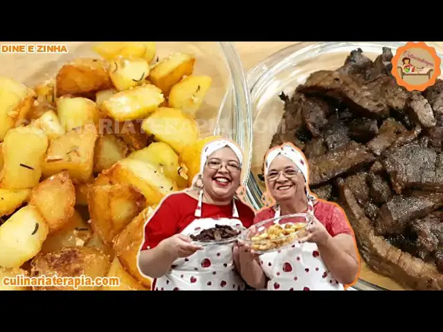 Video thumbnail for Batatas Rústicas com Iscas de Alcatra - PETISCO COMIDA DE BUTECO
