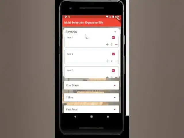 Video thumbnail for MultiSelection Listview - Expandable Listview
