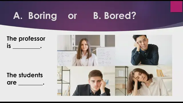 Video thumbnail for Test Your English:  Interested vs. Interesting