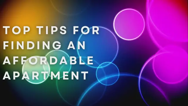 Video thumbnail for Top Tips For Finding An Affordable Apartment