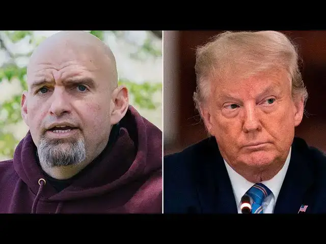 Video thumbnail for John Fetterman Blindsides Kamala Harris - Gives Trump Awesome News