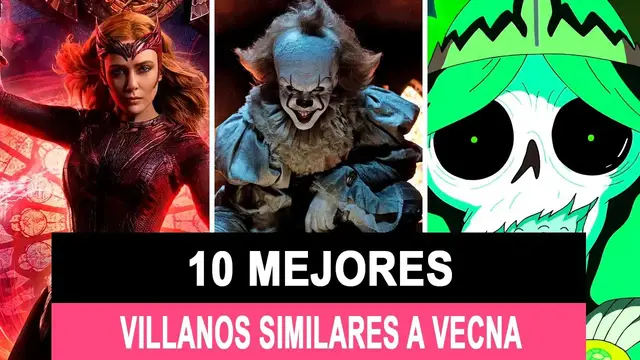 'Video thumbnail for 10 mejores villanos similares a Vecna'