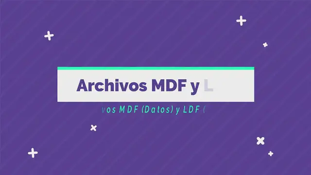 Video thumbnail for Aprendiendo Microsoft SQL Server Archivos MDF y LDF