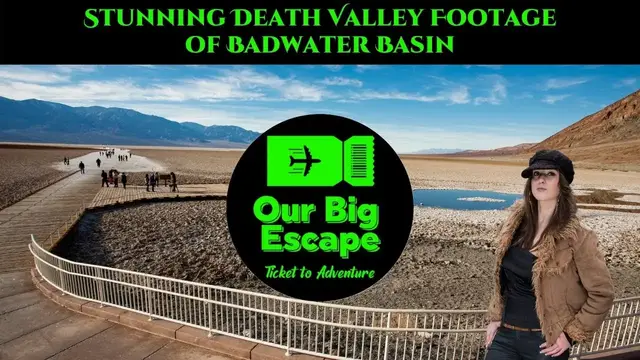 Video thumbnail for Stunning Death Valley Footage of Badwater Basin