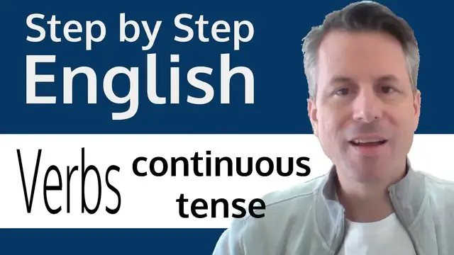 Video thumbnail for English verbs - Present continuous tense