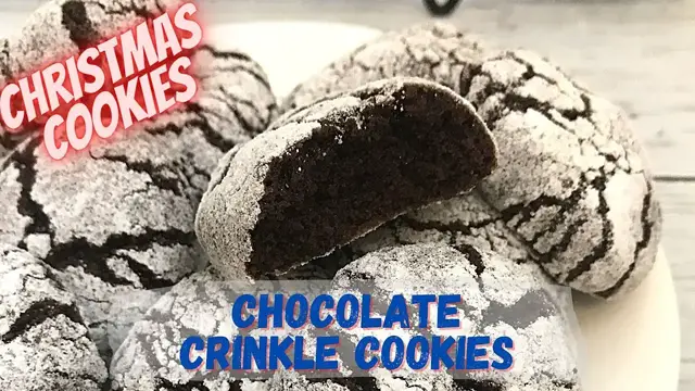 Video thumbnail for Chocolate Crinkle Cookies | Happy Tummy Recipes