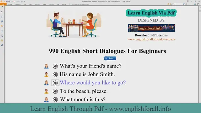 'Video thumbnail for English Questions and Answers For Daily Conversation part 2'
