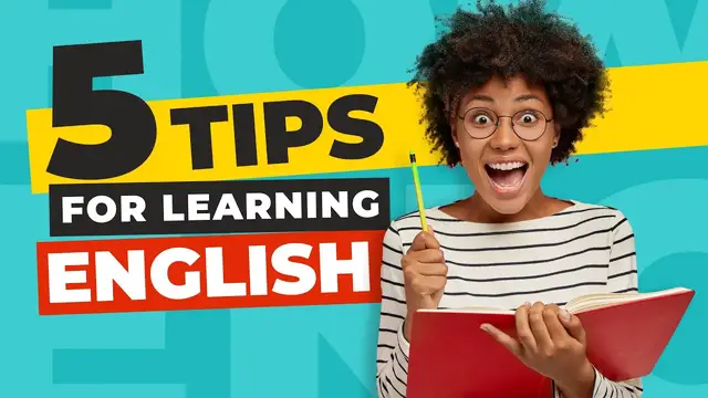 Video thumbnail for 5 TIPS FOR LEARNING ENGLISH 📕