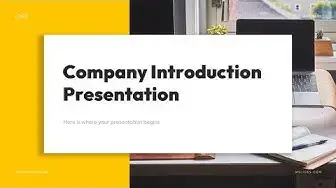 Video thumbnail for Company Introduction PPT Template & Google Slides Theme Free Download
