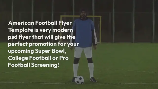 Video thumbnail for Super Ball Football Flyer Template