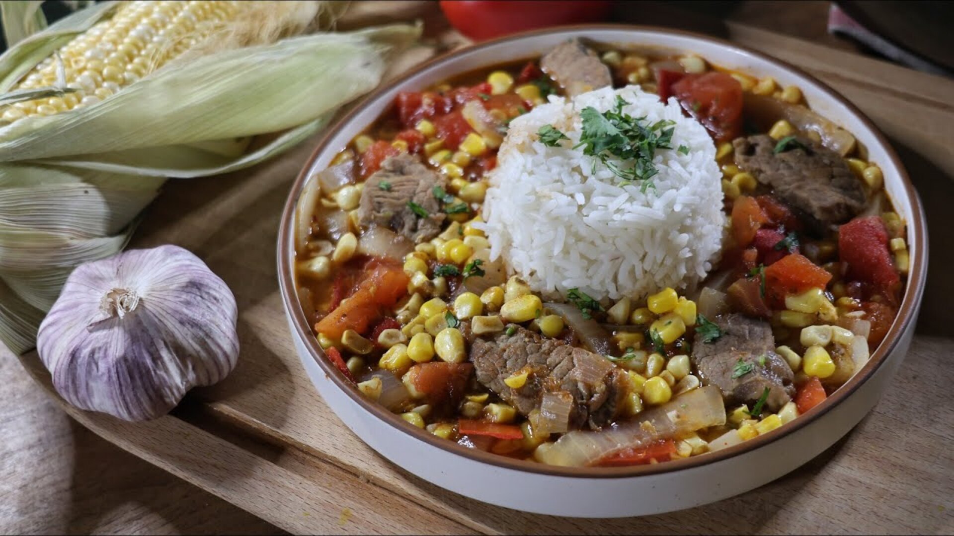 Video thumbnail for Tomaticán Recipe: A Hearty Chilean Beef Stew
