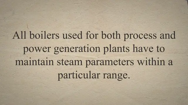Video thumbnail for Superheater and Reheater Temperature Control in Boilers