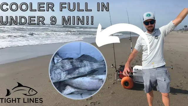 'Video thumbnail for So Many Double Ups With this Surf Fishing Setup'