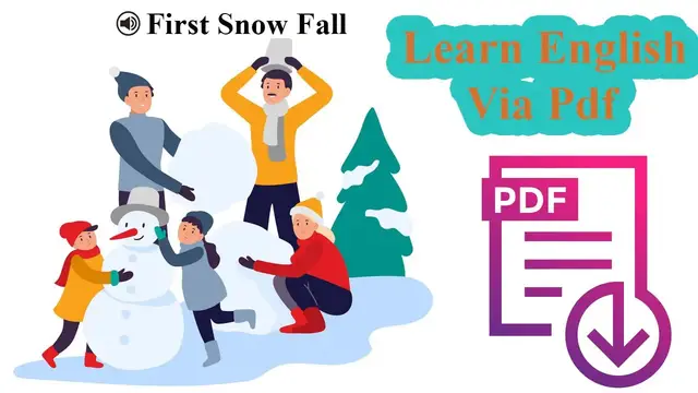 Video thumbnail for Learn English Via Listening | Beginner  Level | Lesson 1. First Snow Fall