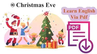 Video thumbnail for Learn English Via Listening | Beginner  Level | Lesson 16 | Christmas Eve