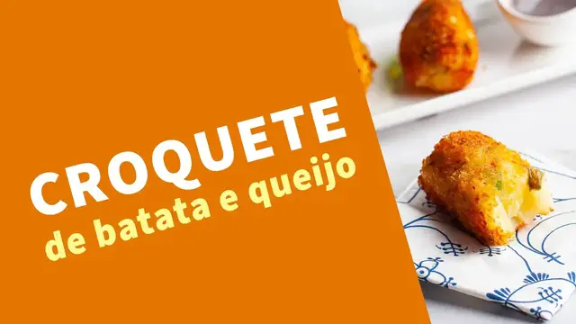 'Video thumbnail for O melhor croquete de batata e super fácil de fazer!'