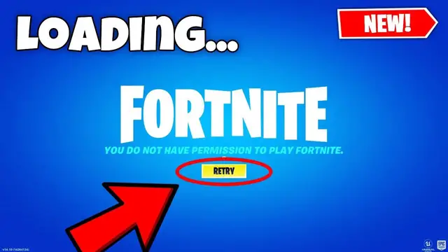 Video thumbnail for You Don't Have Permission To Play Fortnite [ Fortnite Loading ]