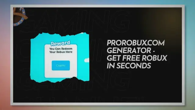 'Video thumbnail for Prorobux.com Generator – Get Free Robux in Seconds (2023 Updated)'