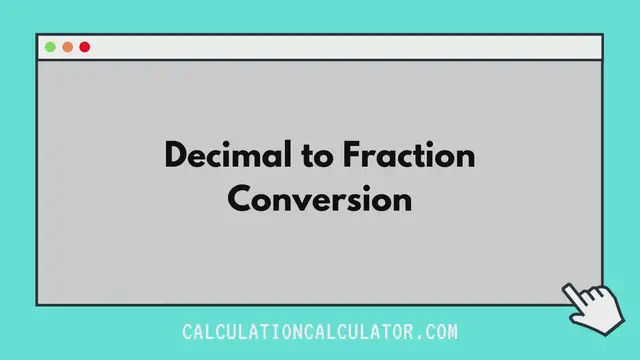 'Video thumbnail for Decimal to Fraction'