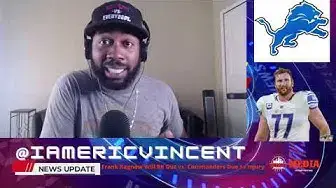 'Video thumbnail for Detroit Lions: Frank Ragnow Out vs. Commanders Due to Injury'