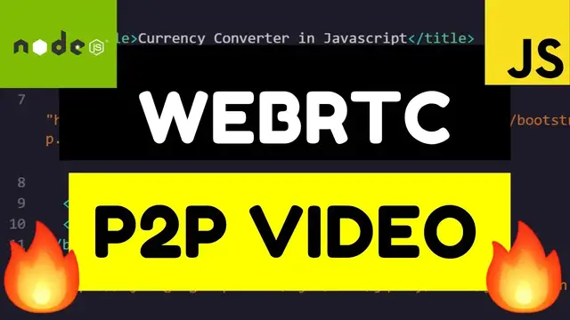 Video thumbnail for Build P2P Peer to Peer Video and Text Chat in Javascript Using Simple Peer and WebRTC Full Tutorial