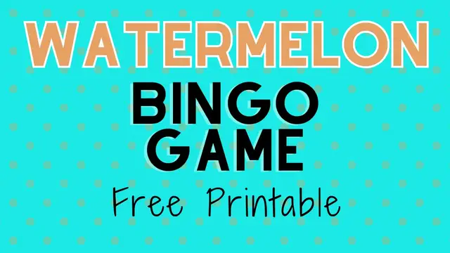 Video thumbnail for Watermelon Bingo