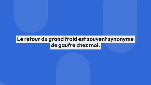 'Video thumbnail for Gaufre au potiron râpé et noisettes'