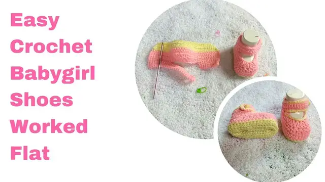 'Video thumbnail for how to crochet cute and easy crochet baby girls booties for beginners (Part 2)'