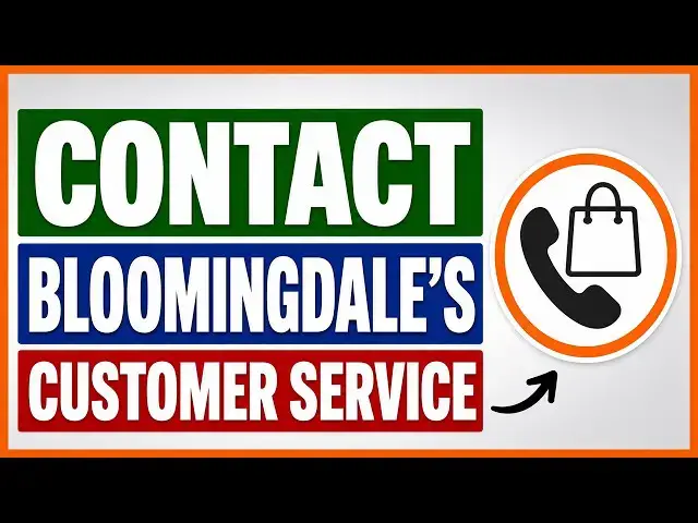 Video thumbnail for How To Contact Bloomingdale's Customer Service?   [in 2026]