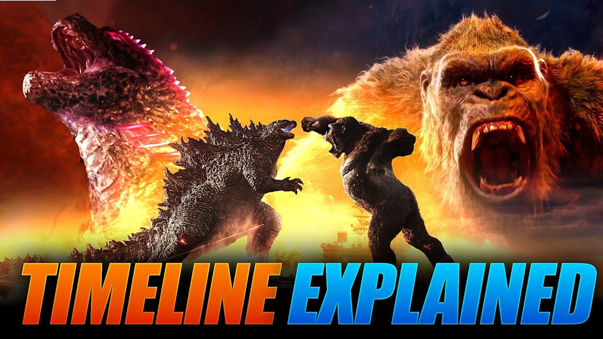 Video thumbnail for The Entire Godzilla X Kong Timeline Explained