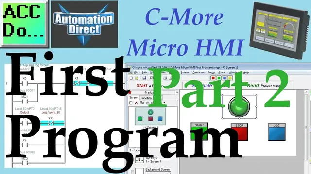 Video thumbnail for C-More Micro HMI First Program Part 2