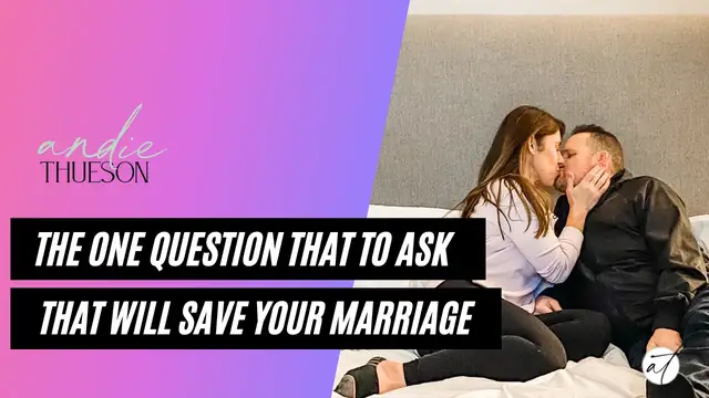 Video thumbnail for The One Question To Ask That Will Save Your Marriage