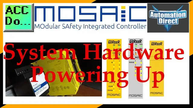 Video thumbnail for MOSAIC Safety Controller System Powering Up