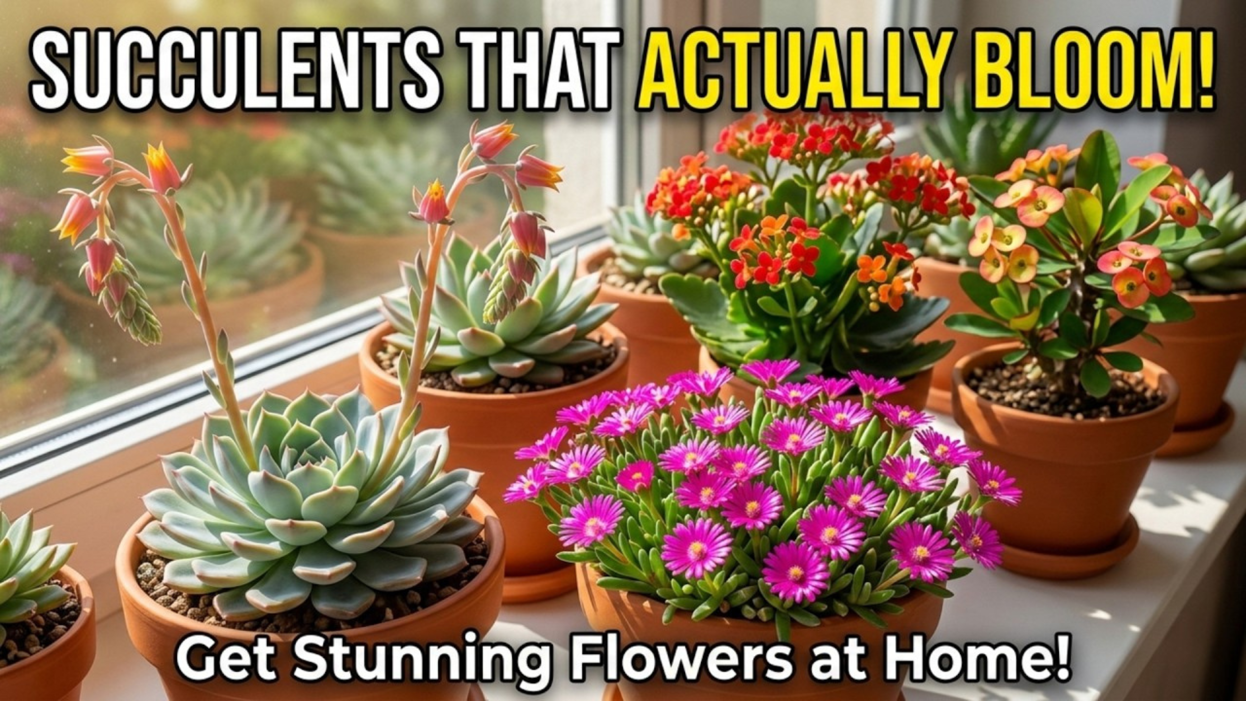Video thumbnail for Succulents With Beautiful Flowers You Didn’t Know