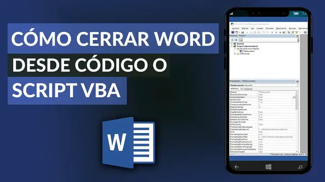 Video thumbnail for Cómo cerrar WORD desde un código o Script VBA - Fácil y rápido