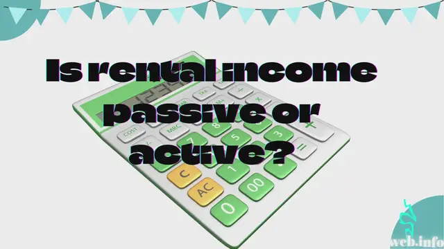 Video thumbnail for Is rental income passive or active?